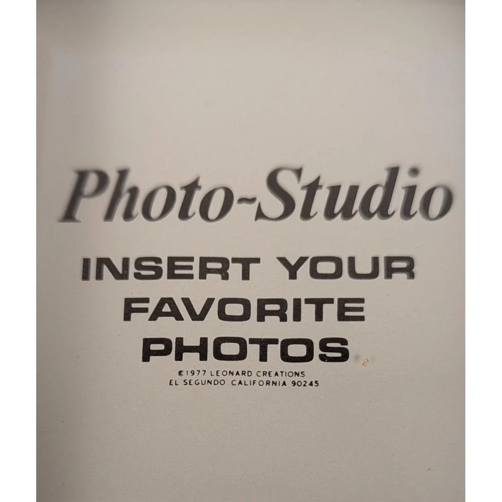 Vintage Photo-Studio Multi Opening Picture Frame 1977 Cream Floral Cottage Decor
